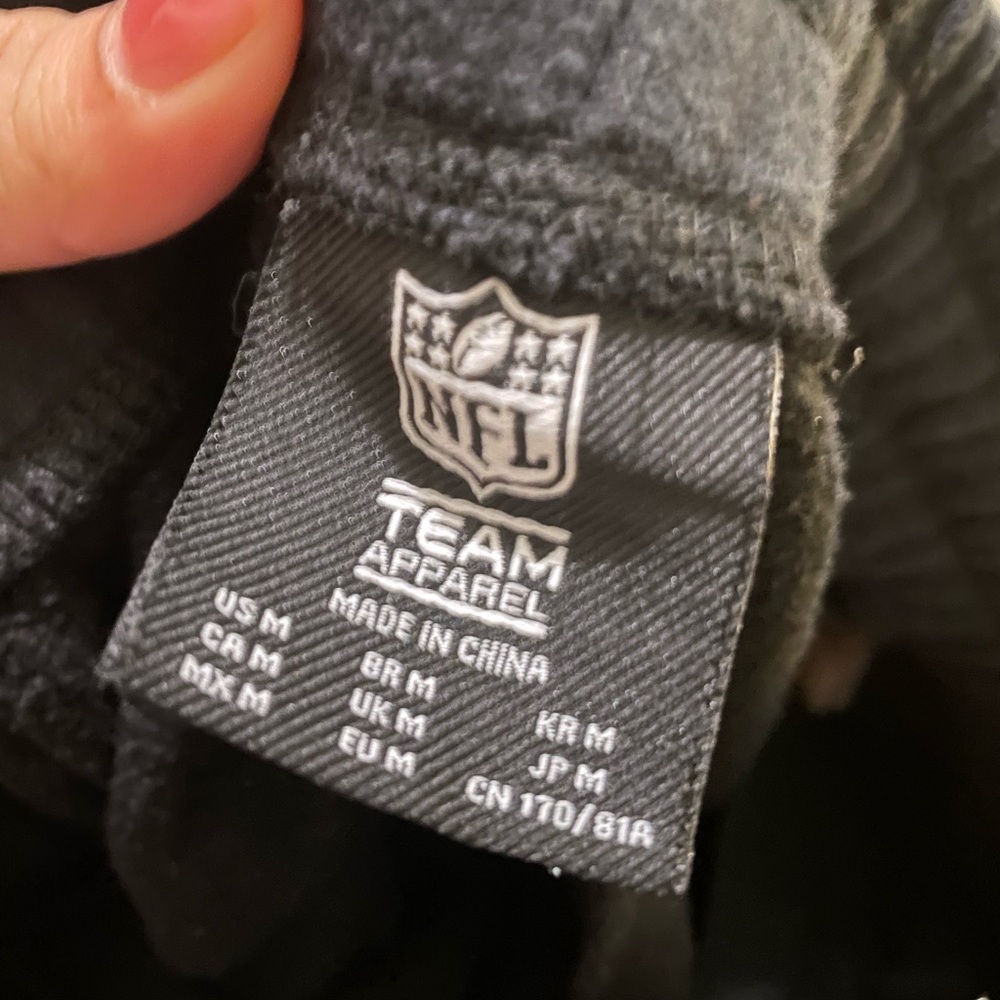 NFL Steelers Apparel Black Sweats
